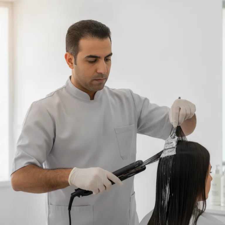 علاج الكيراتين خدمة في الخليج التجاري
